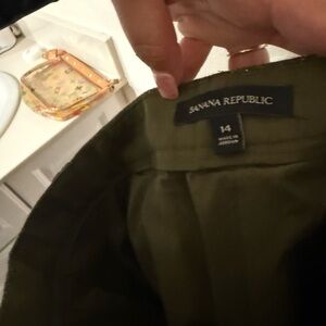 Banana Republic Olive Green Capris